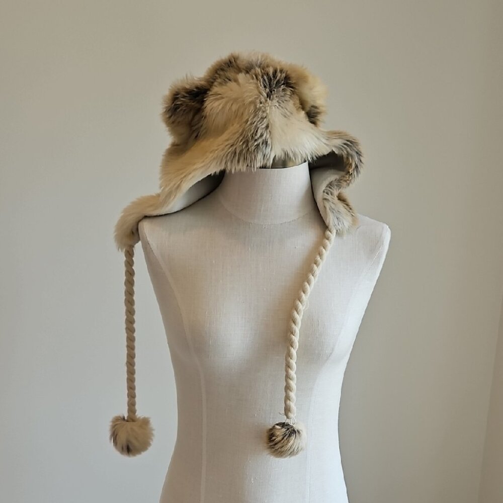 American Eagle Outfitters Faux Fur Trapper Hat - Brown